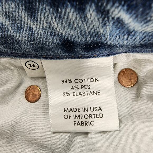 GRLFRND Distressed Super Skinny High Waist Kendall Jeans In Say You Will Size 26 - Picture 6 of 7